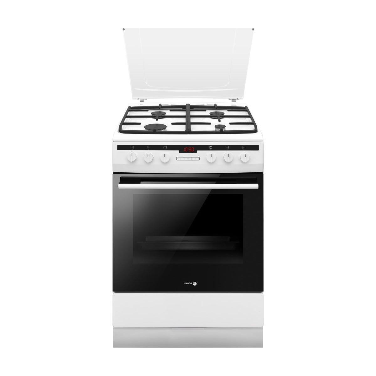 Cocina de gas Fagor 3CLG-605BB con horno eléctrico de 65 l y 9 funciones