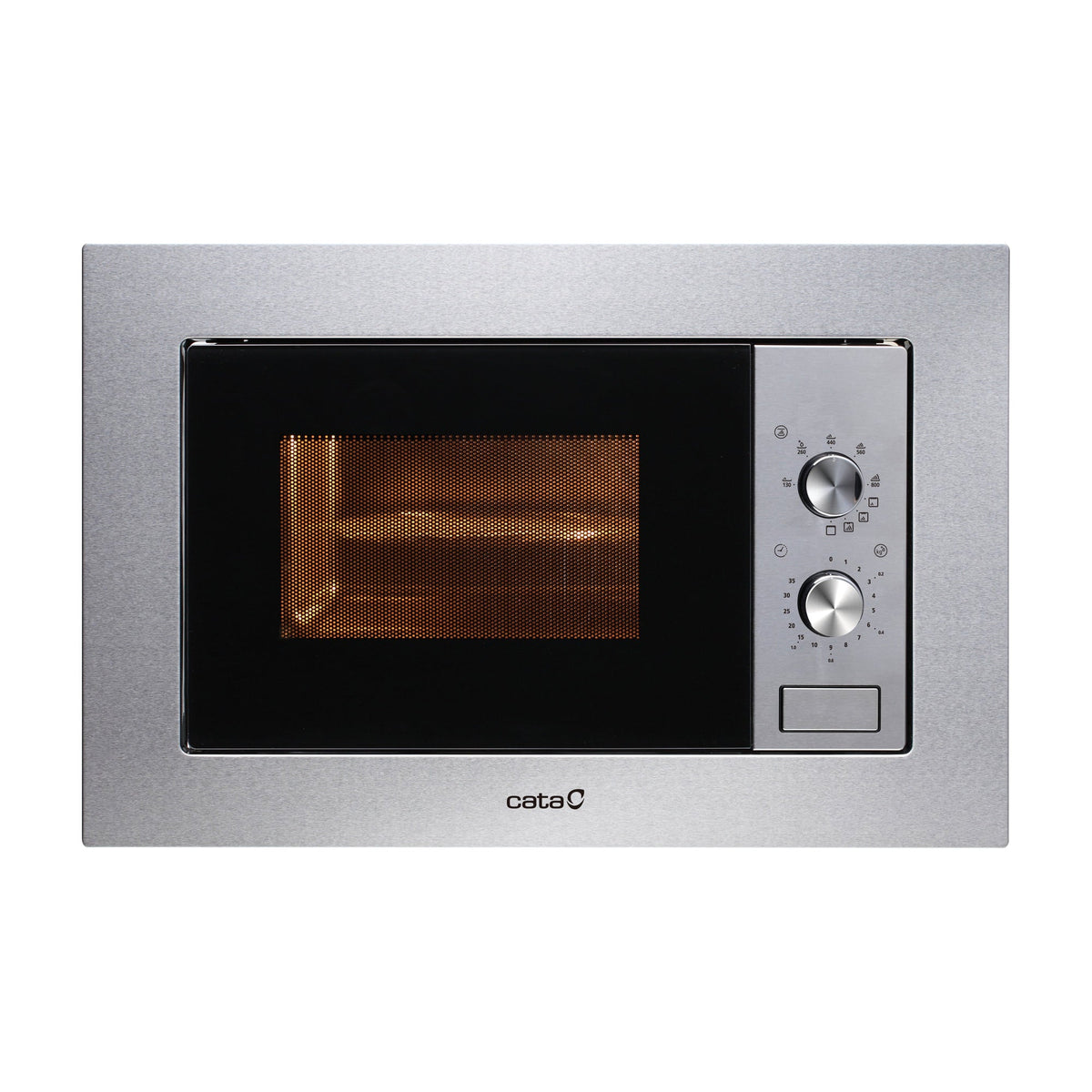 Microondas integrable CATA MC 20 IX, 20 l con grill e inox