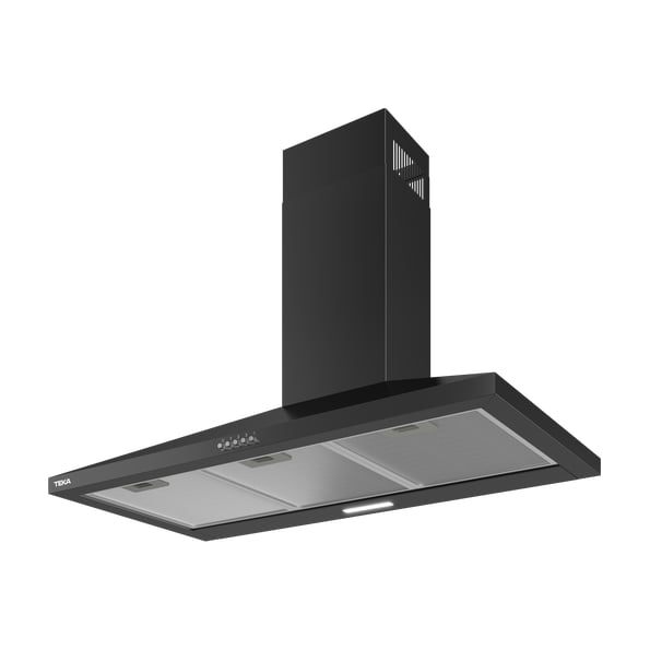 Campana decorativa Teka DBB 94140 KOS BK de 90 cm, negra con LED
