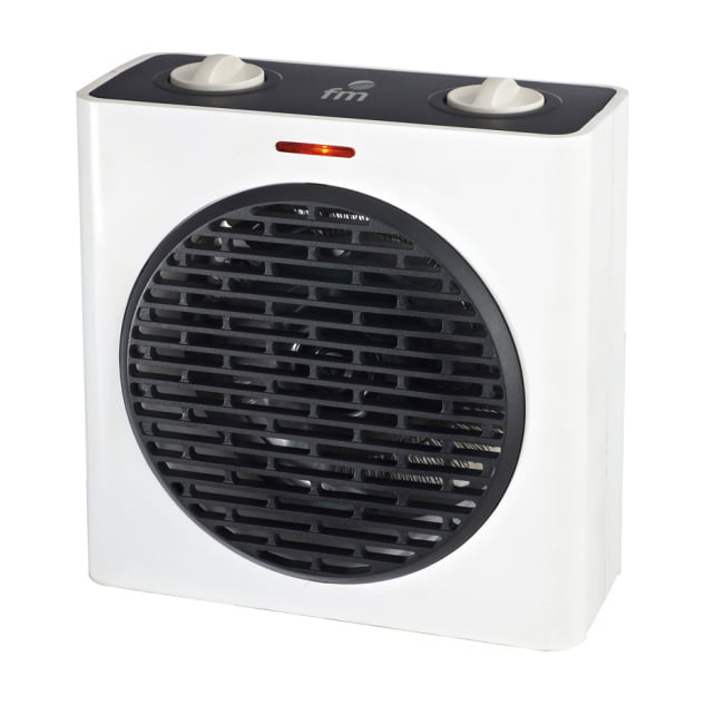 Termoventilador FM Calefacción T-20 de 2000 W con dos potencias y sistema antivuelco