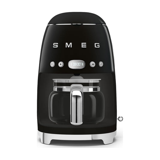 Cafetera de goteo Smeg DCF02BLEU, 10 tazas, negro